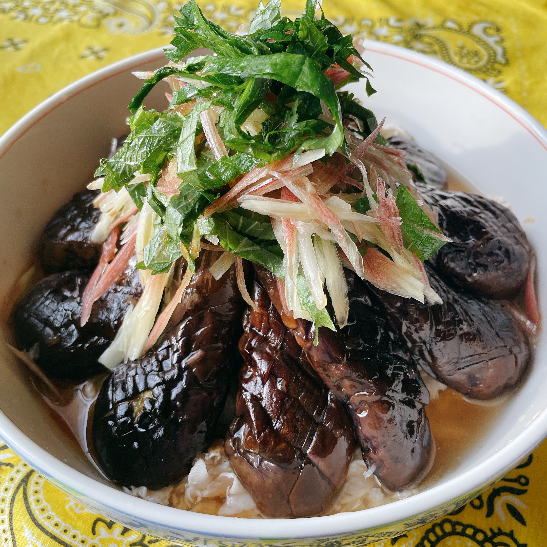ナスの煮浸し -Japanese-style Simmered Eggplant-